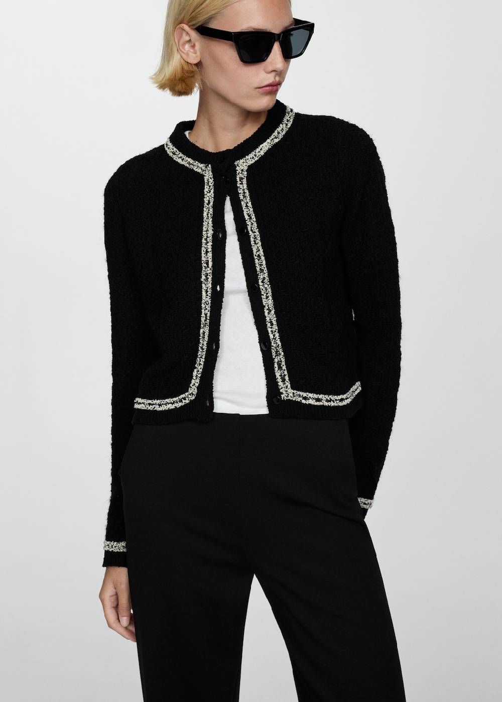 Mango Gerade Hose Aus Romanit-Jersey