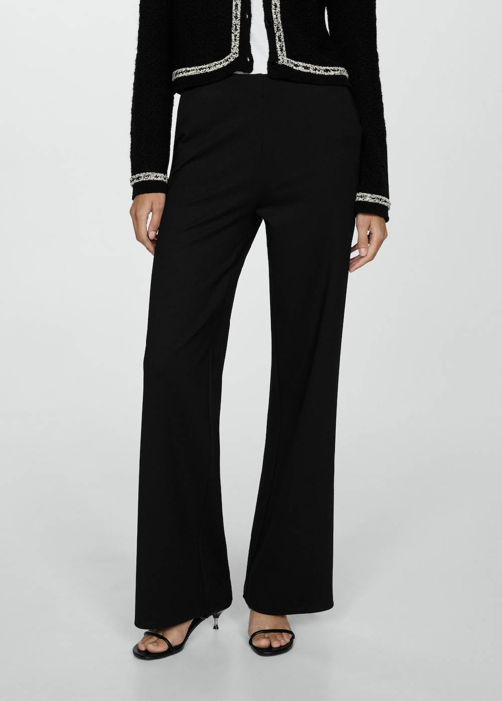 Mango Gerade Hose aus Romanit-Jersey