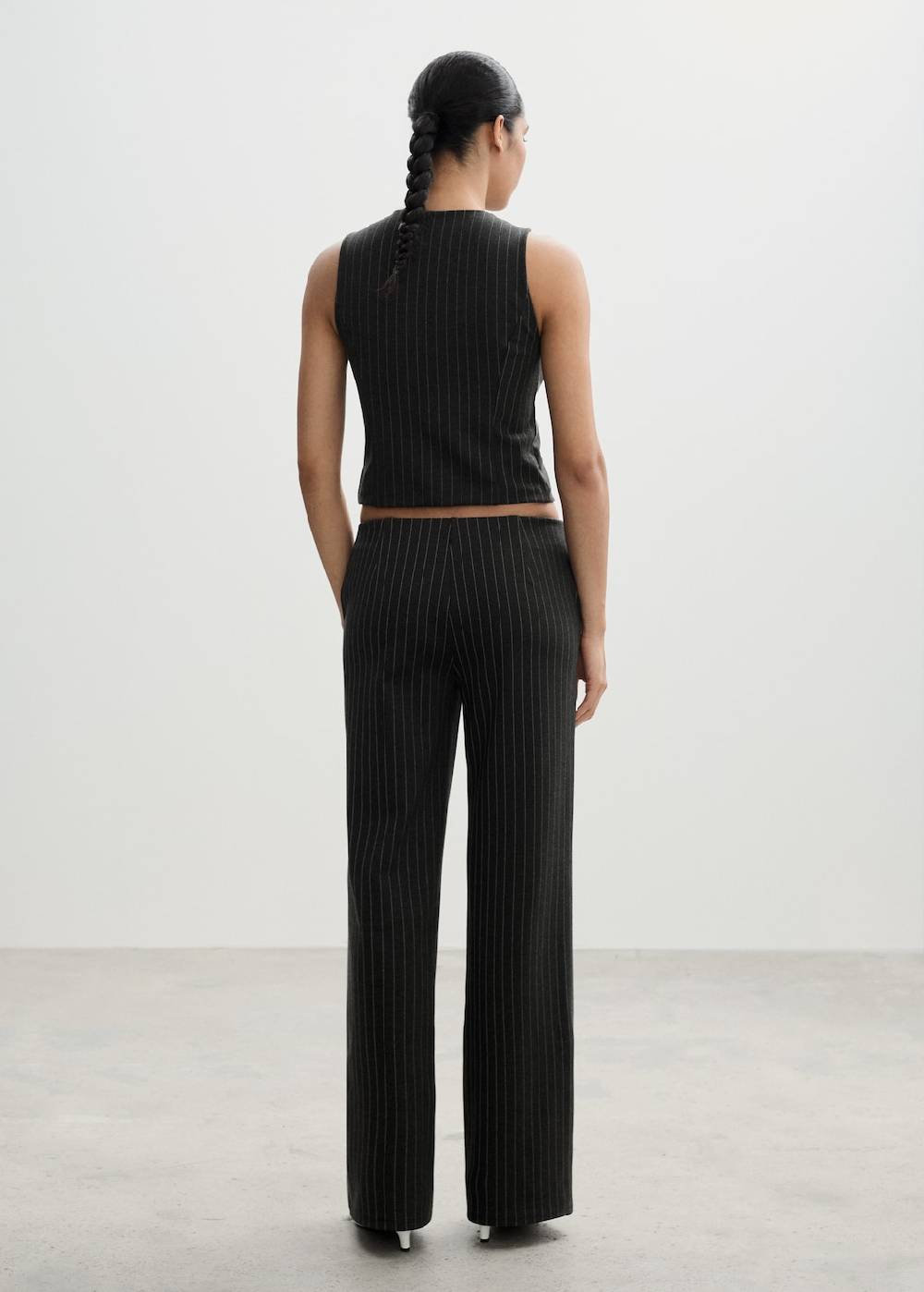 Mango Gerade Hose Aus Romanit-Jersey