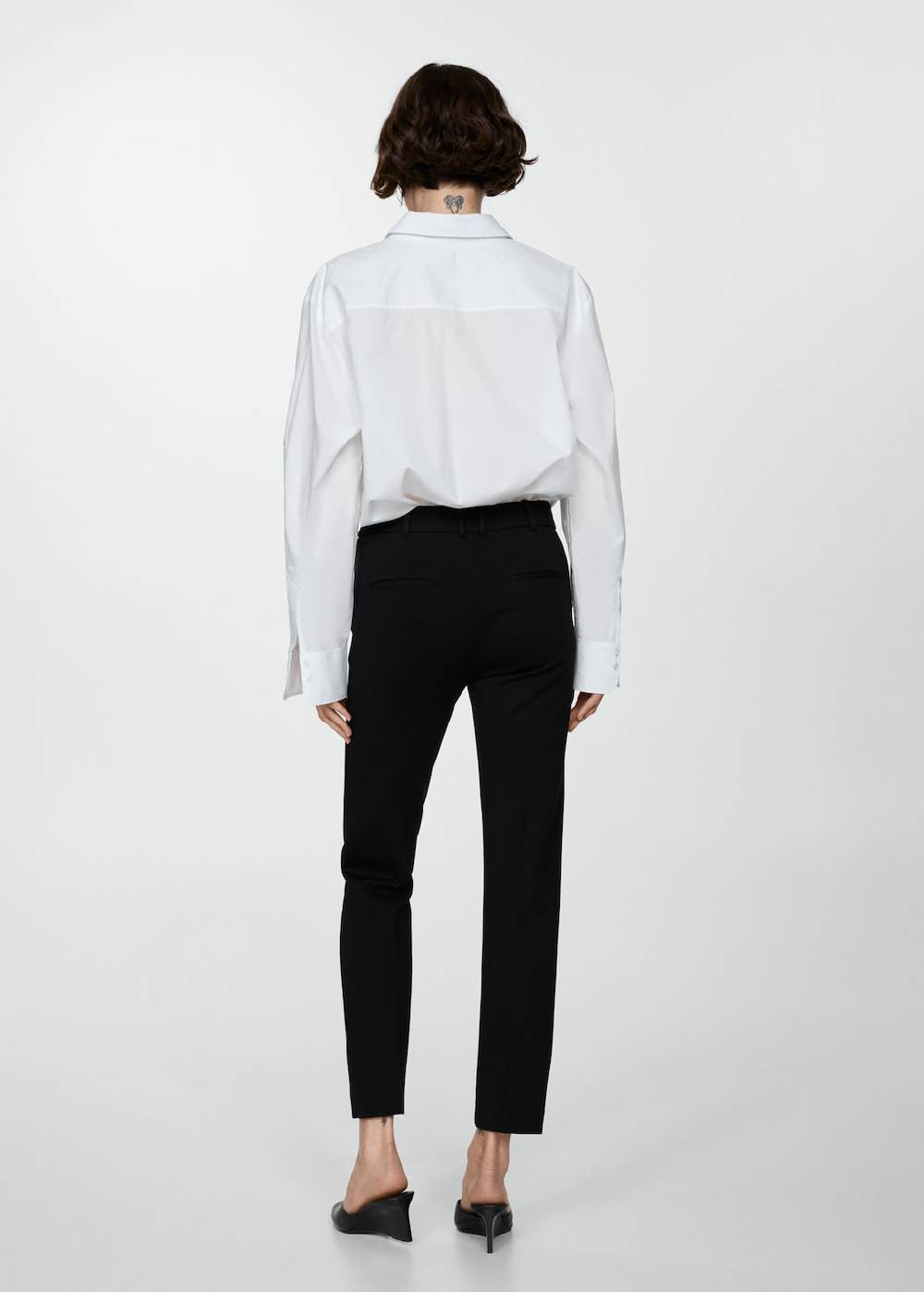 Mango Gerade Hose Aus Romanit-Jersey