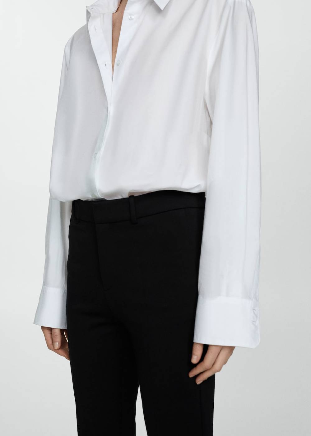 Mango Gerade Hose Aus Romanit-Jersey