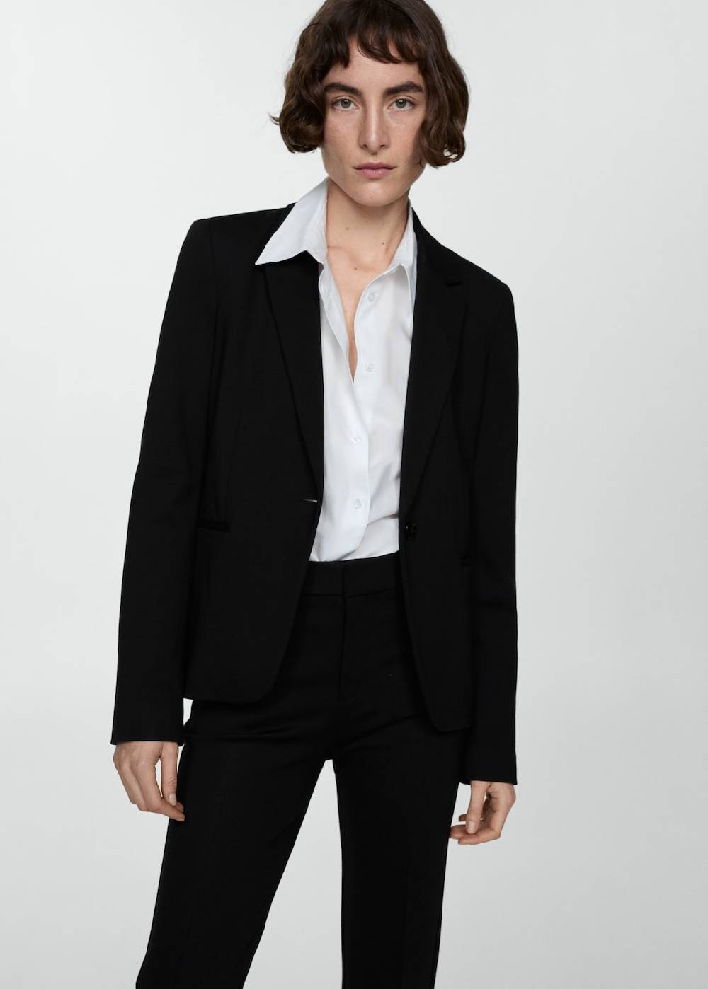 Mango Gerade Hose Aus Romanit-Jersey