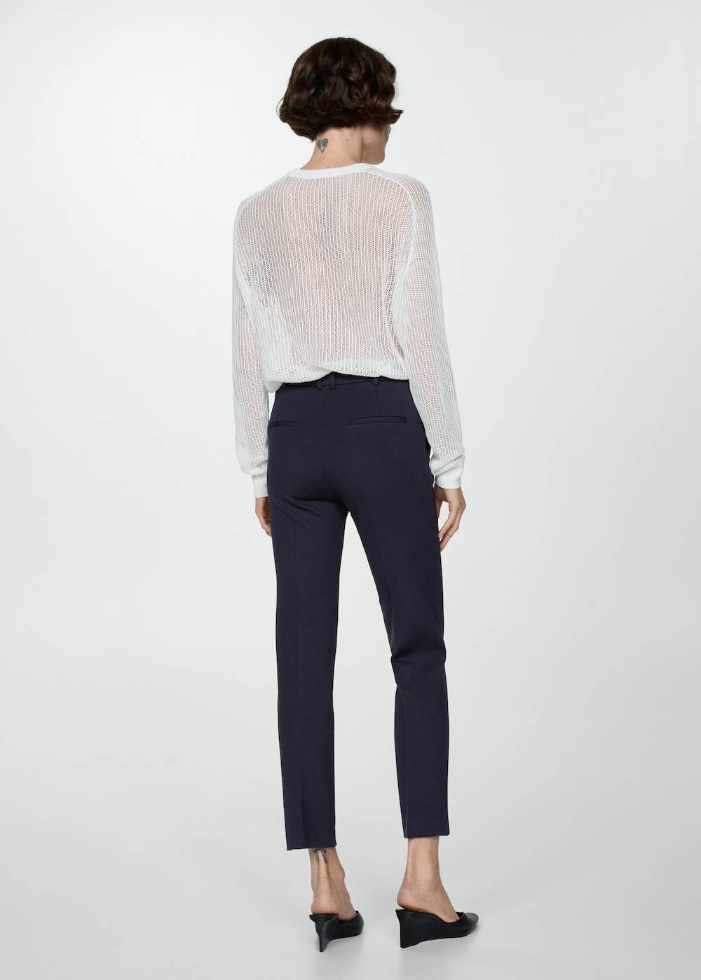 Mango Gerade Hose Aus Romanit-Jersey