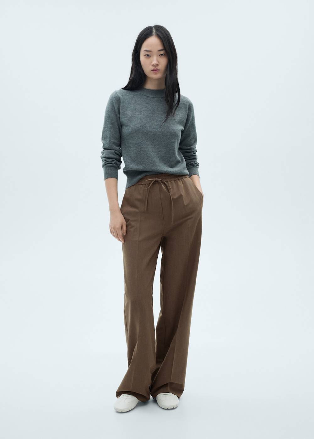 Mango Gerade Hose Mit Stretchbund