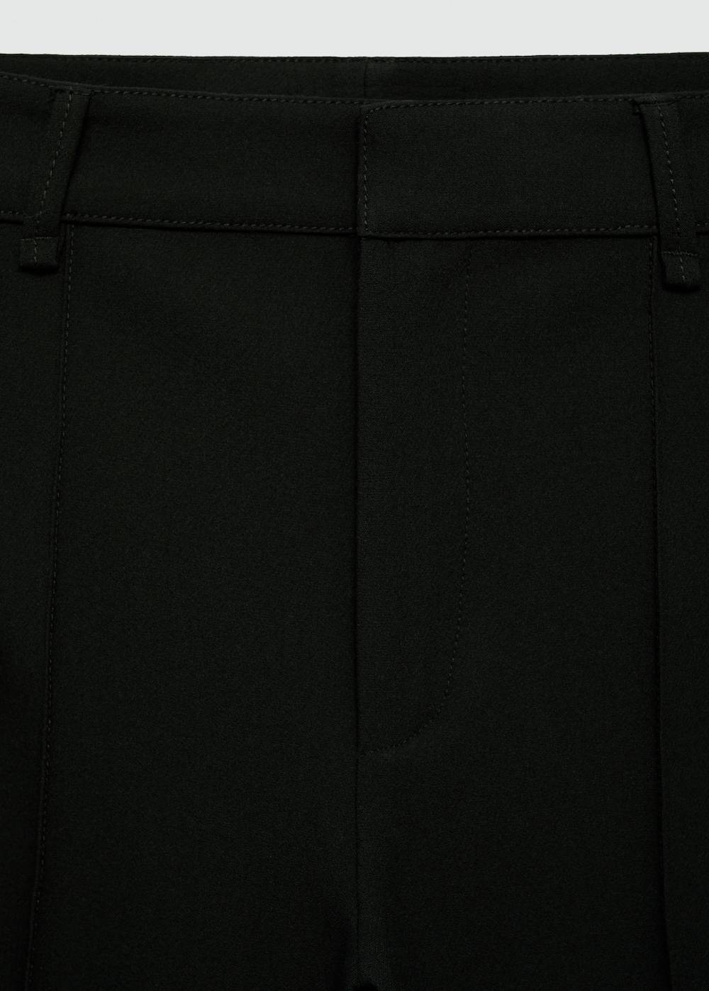 Mango Gerade Hose Mit Ziernähten