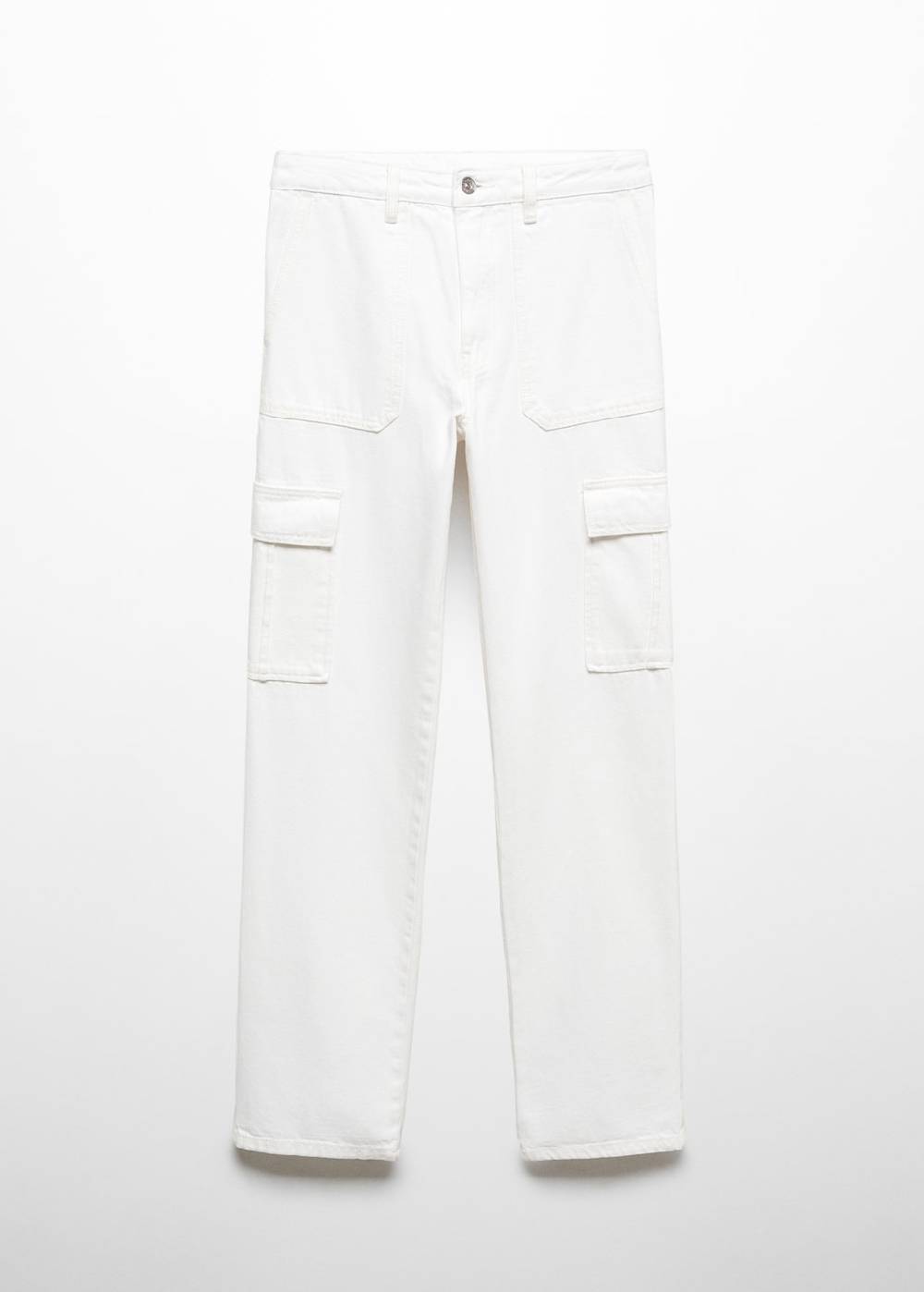 Mango Gerade Jeans Im Cargo-Stil