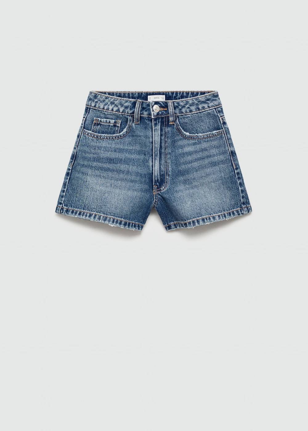 Mango Gerade Jeans-Shorts