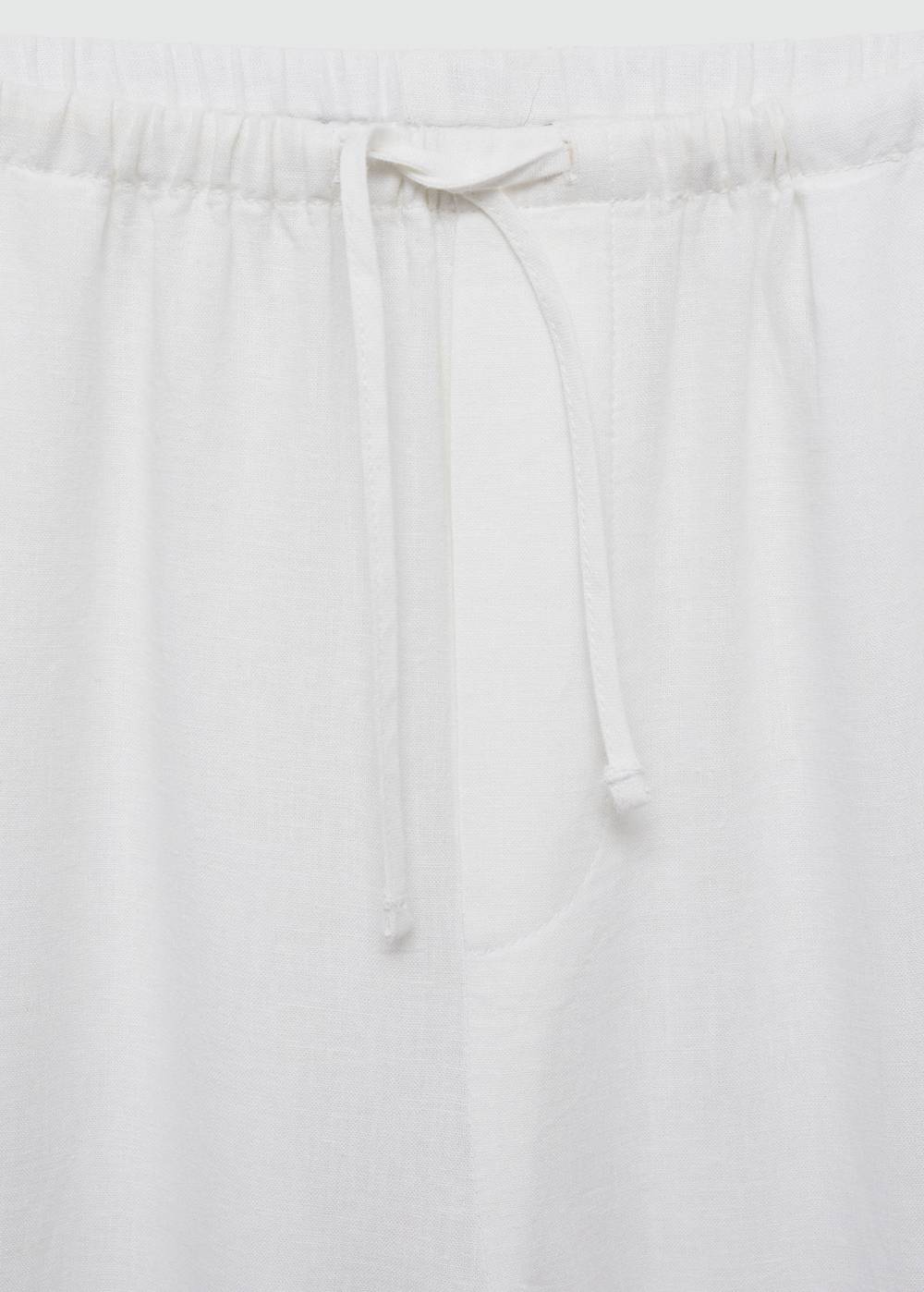 Mango Gerade Leinenhose