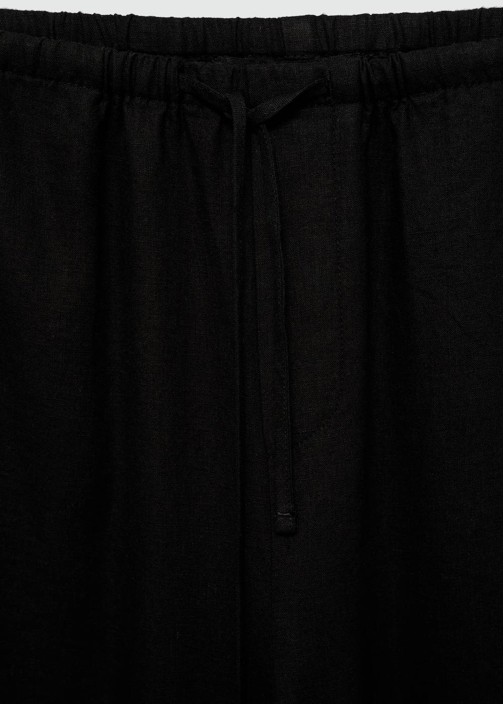 Mango Gerade Leinenhose