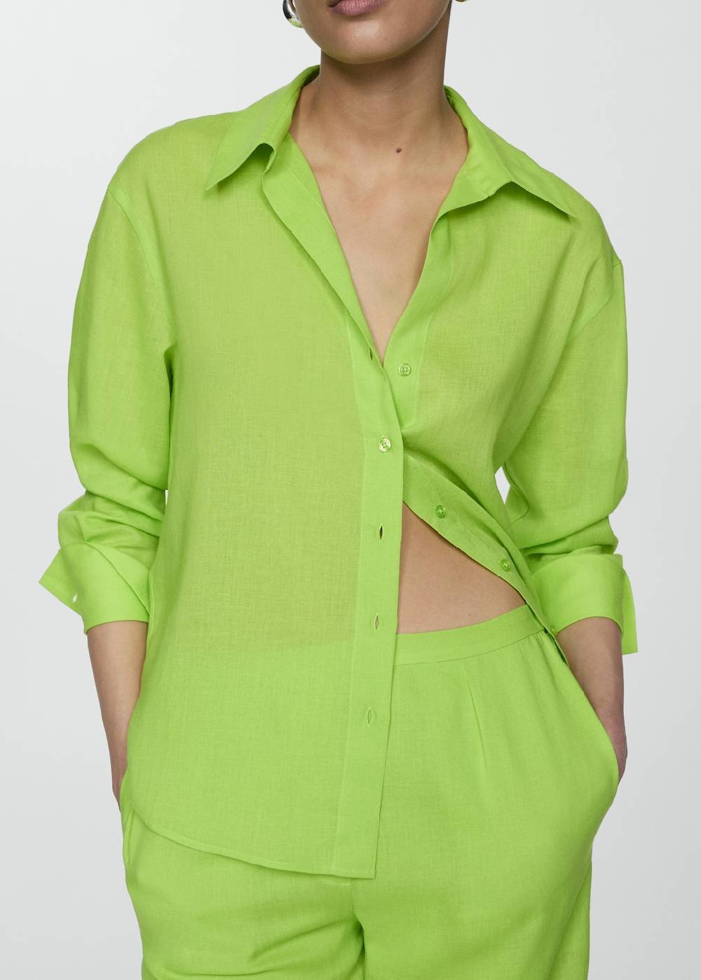 Mango Gerade Lyocell-Hose