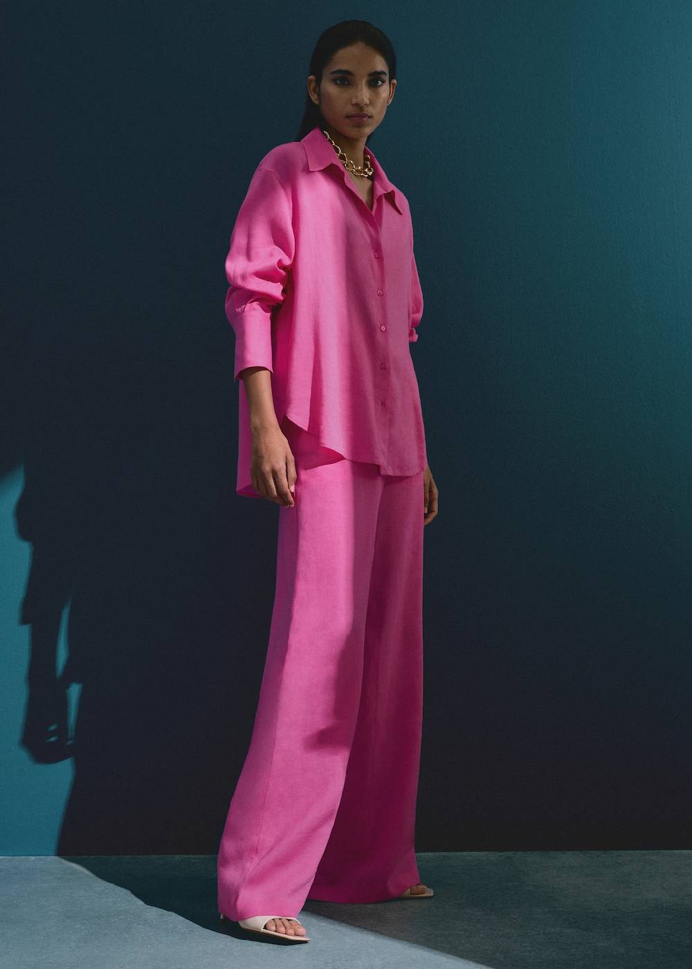 Mango Gerade Lyocell-Hose