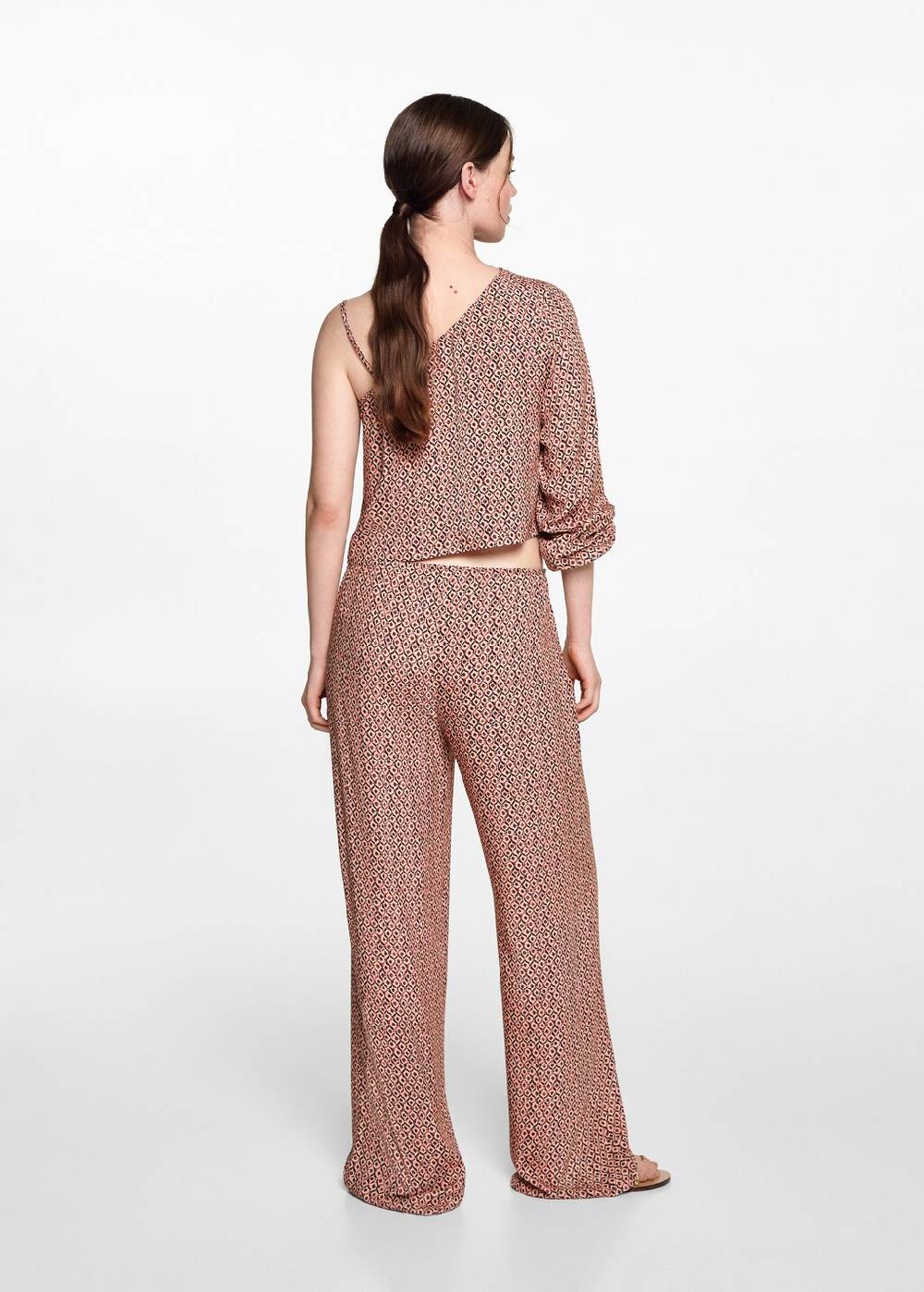 Mango Gerade Printhose