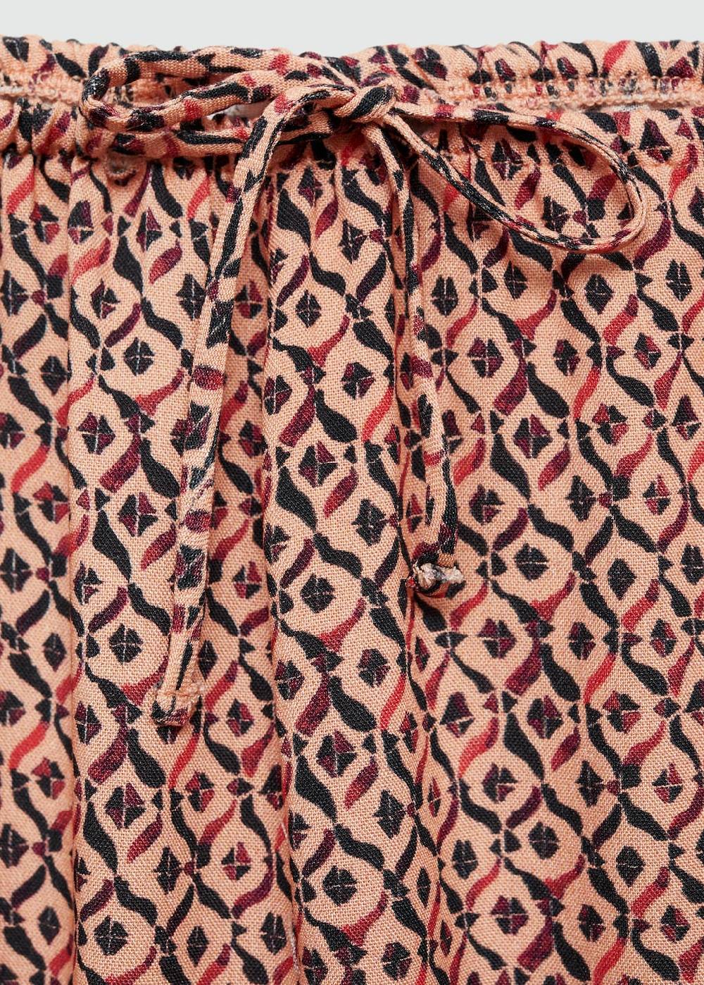 Mango Gerade Printhose