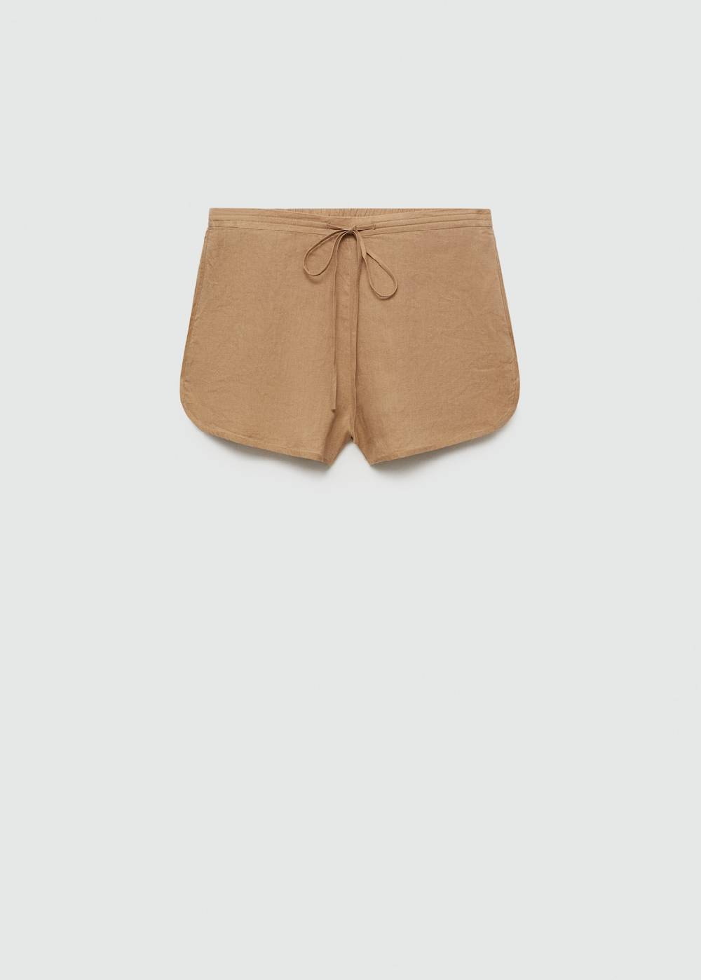 Mango Gerade Shorts Aus 100 % Leinen