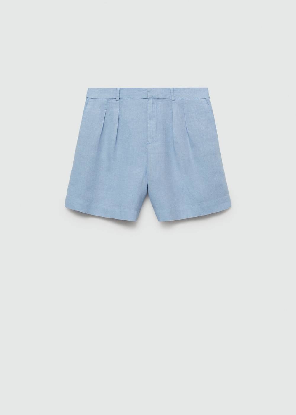Mango Gerade Shorts Aus 100 % Leinen