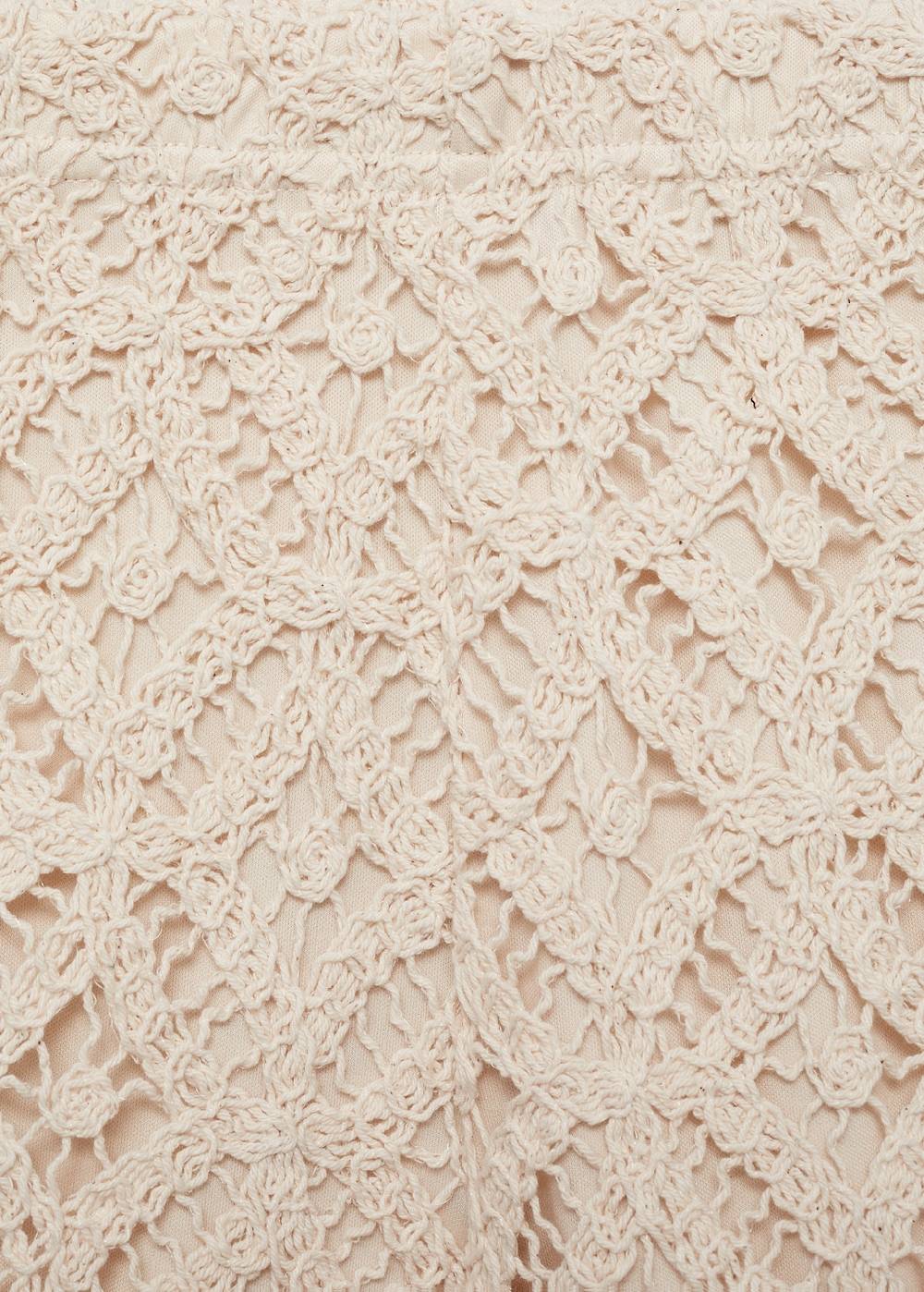 Mango Gerade Shorts Im Häkel-Style