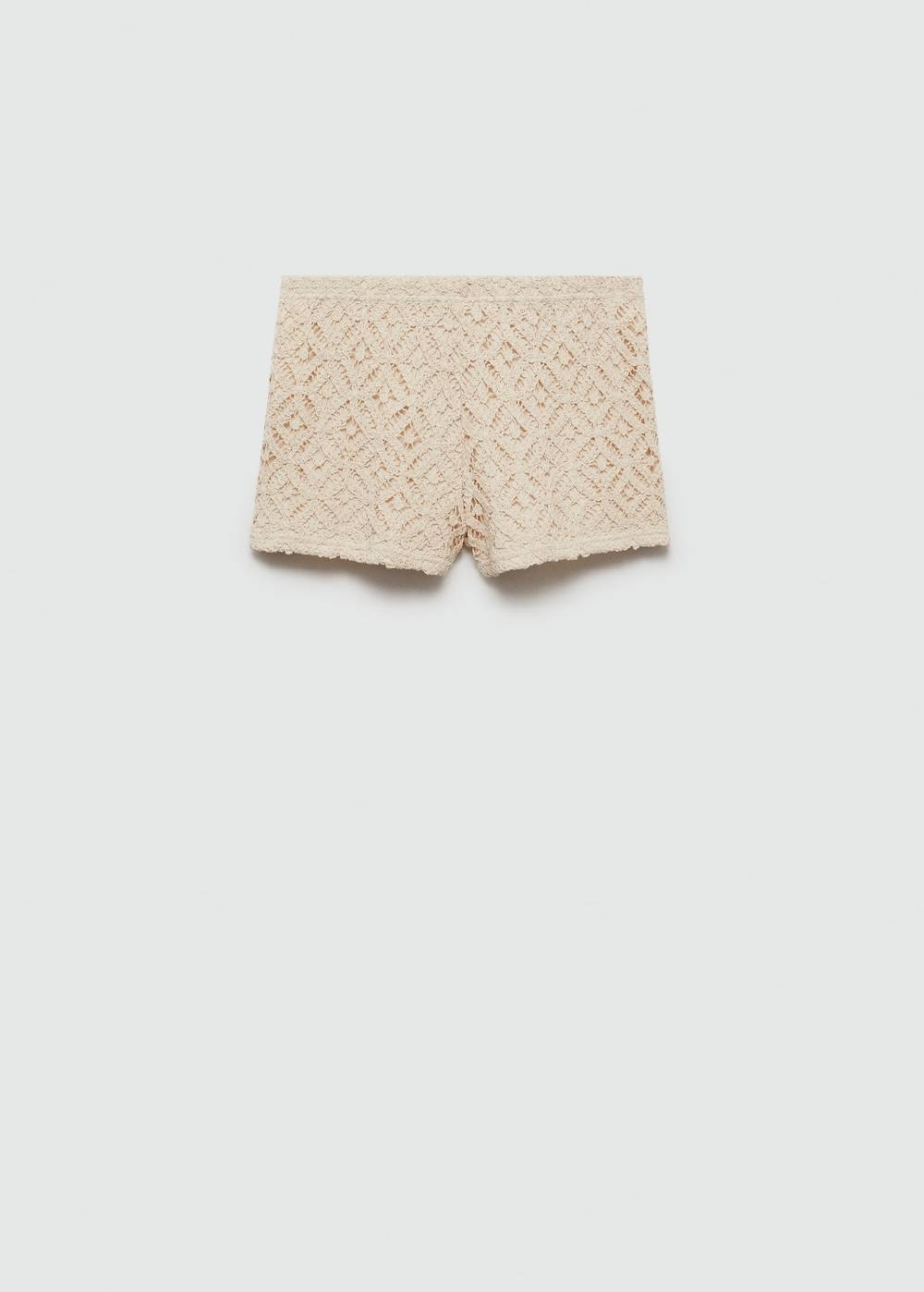 Mango Gerade Shorts Im Häkel-Style