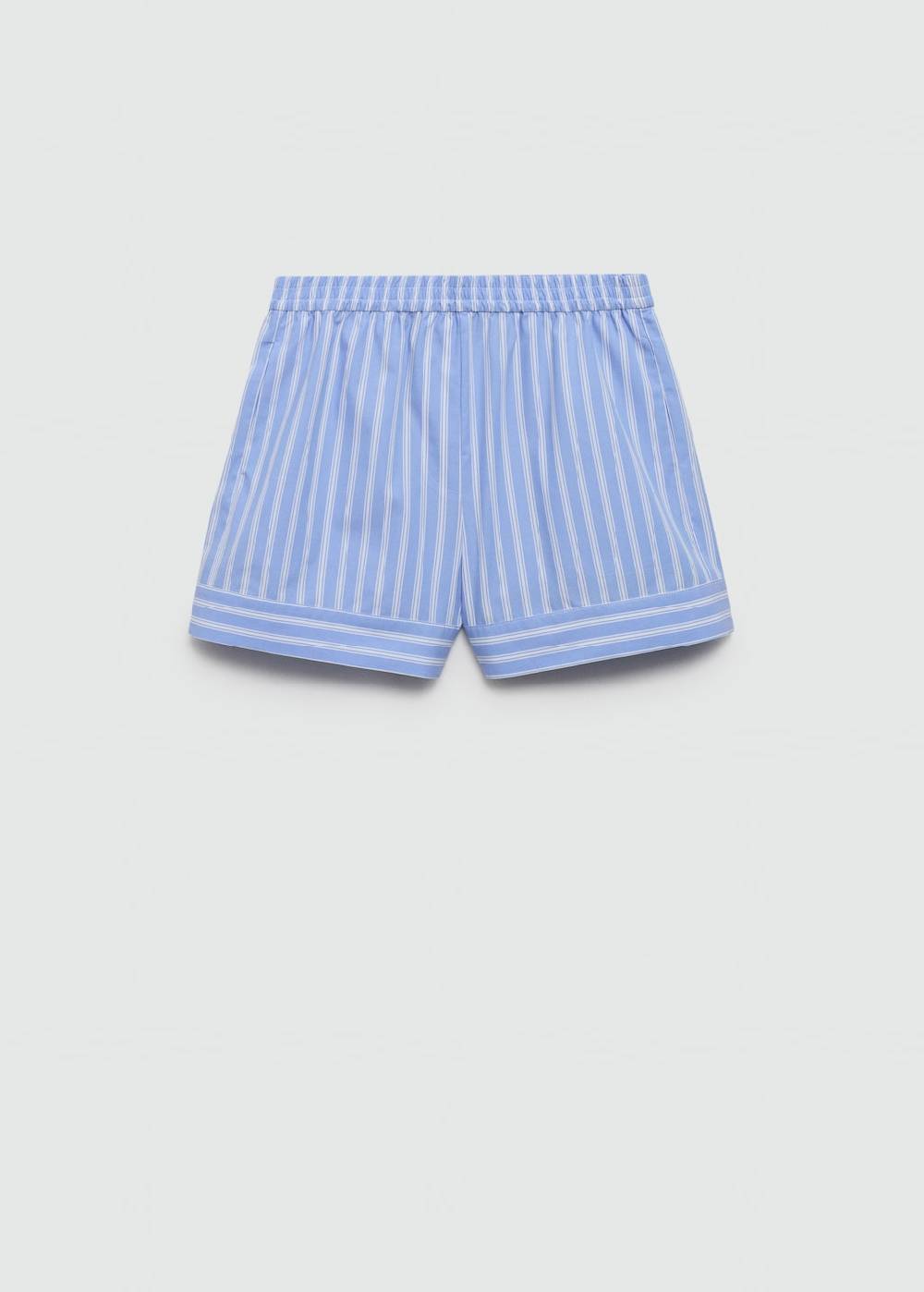 Mango Gerade Shorts mit Streifenmuster