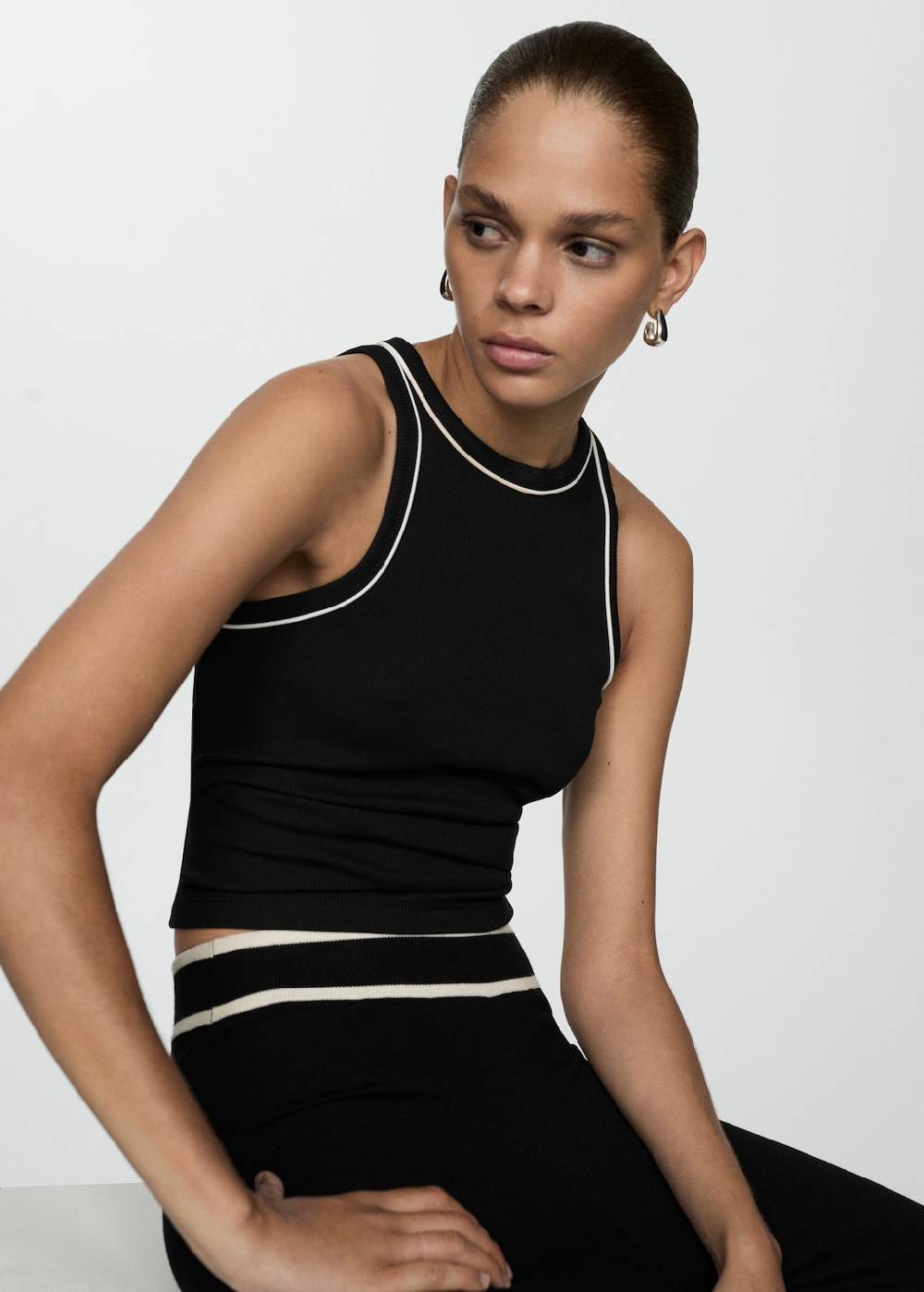 Mango Gerade Strickhose