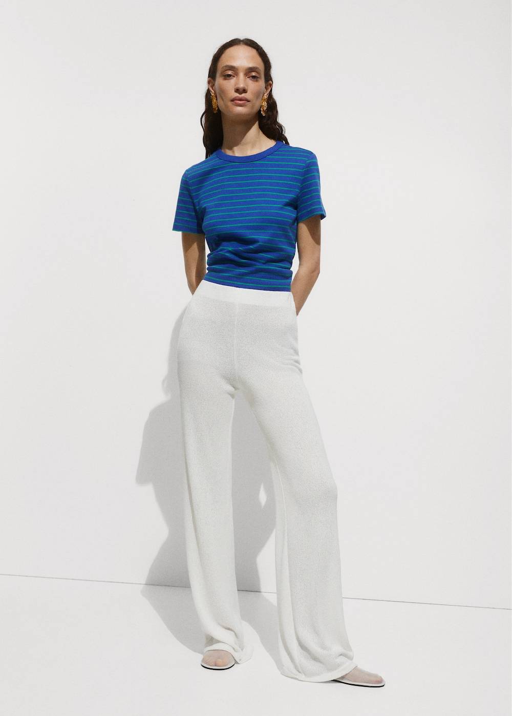 Mango Gerade Strickhose