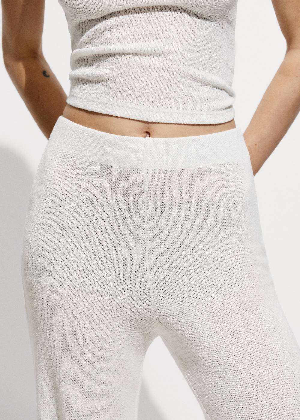 Mango Gerade Strickhose