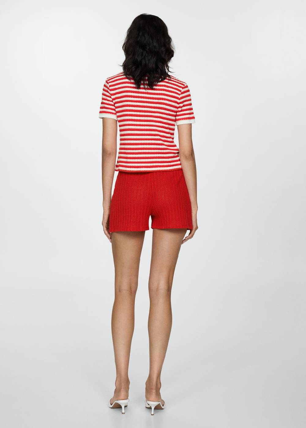 Mango Gerade Strickshorts