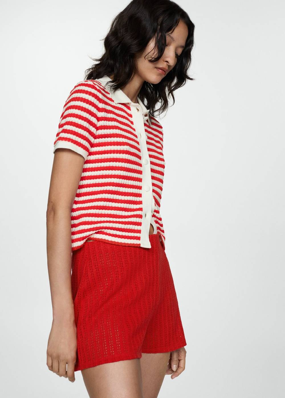 Mango Gerade Strickshorts