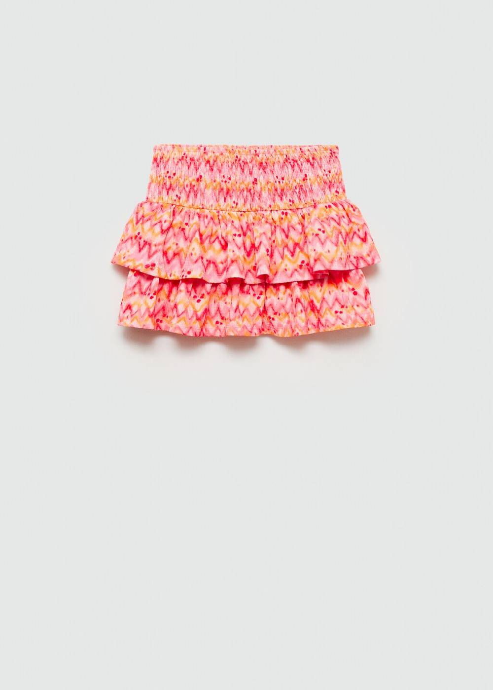 Mango Geraffter Volantrock