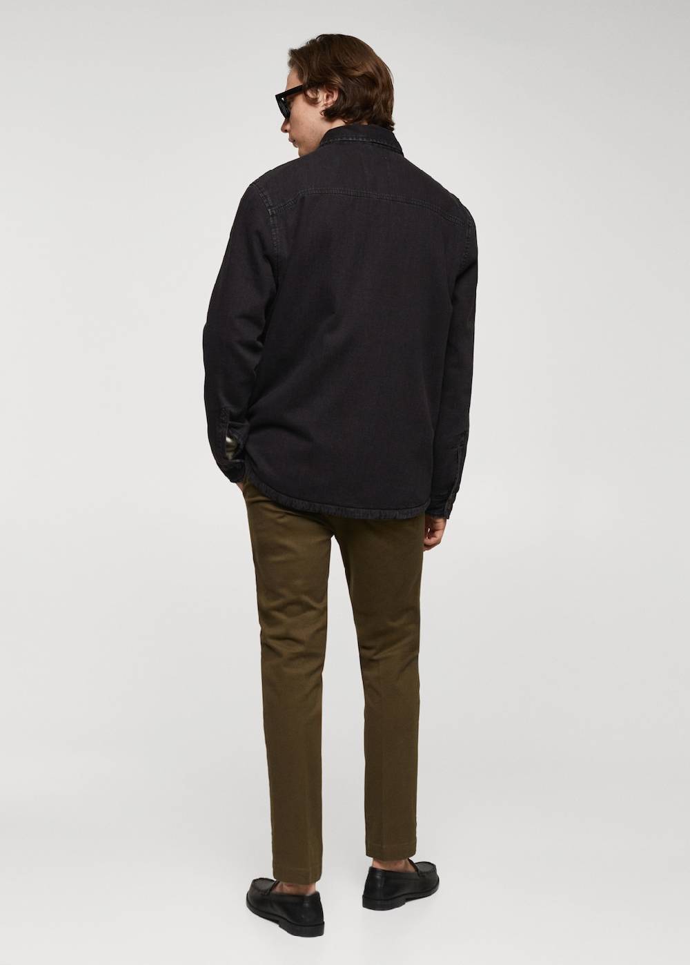 Mango Gestepptes Jeans-Overshirt