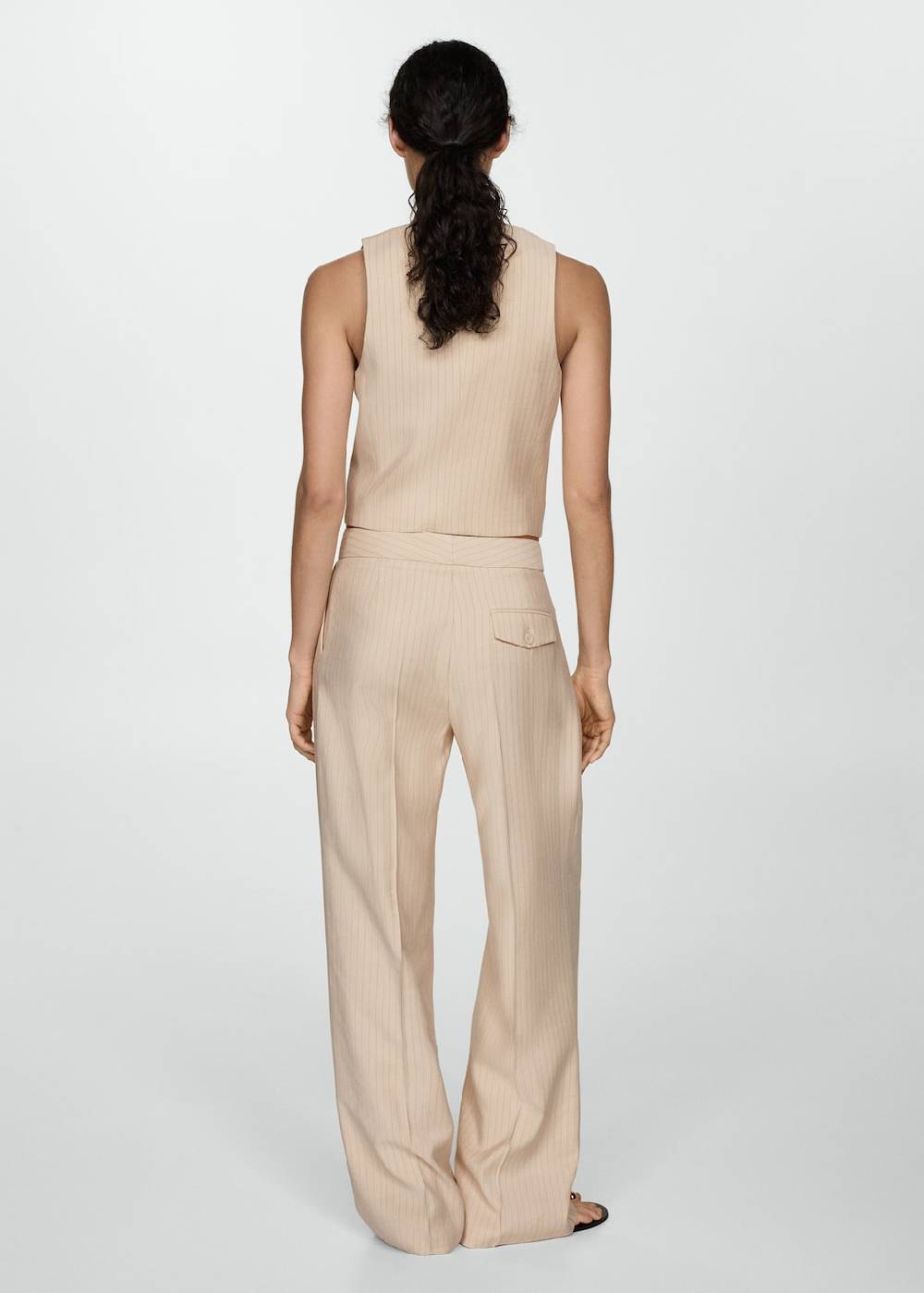 Mango Gestreifte Anzughose