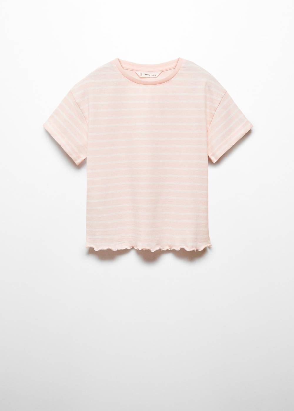 Mango Gestreiftes Baumwoll-Shirt