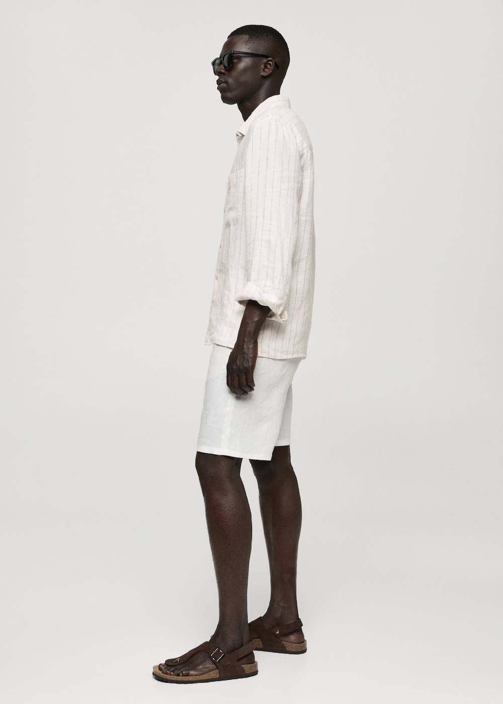 Mango Gestreiftes Regular Fit-Hemd Aus 100 %