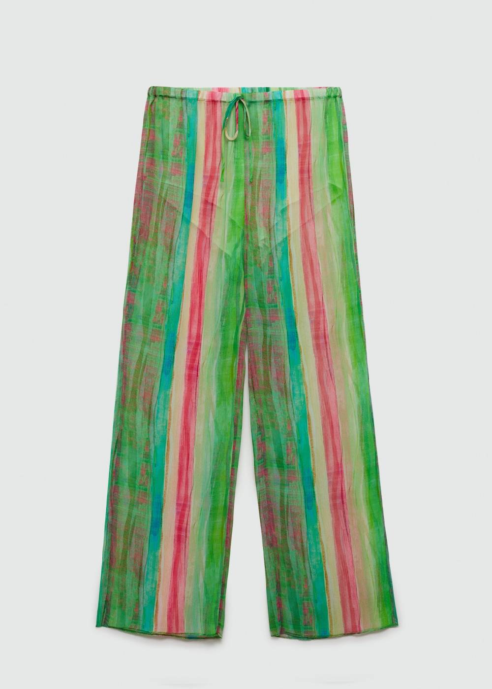 Mango Halbdurchsichtige Printhose