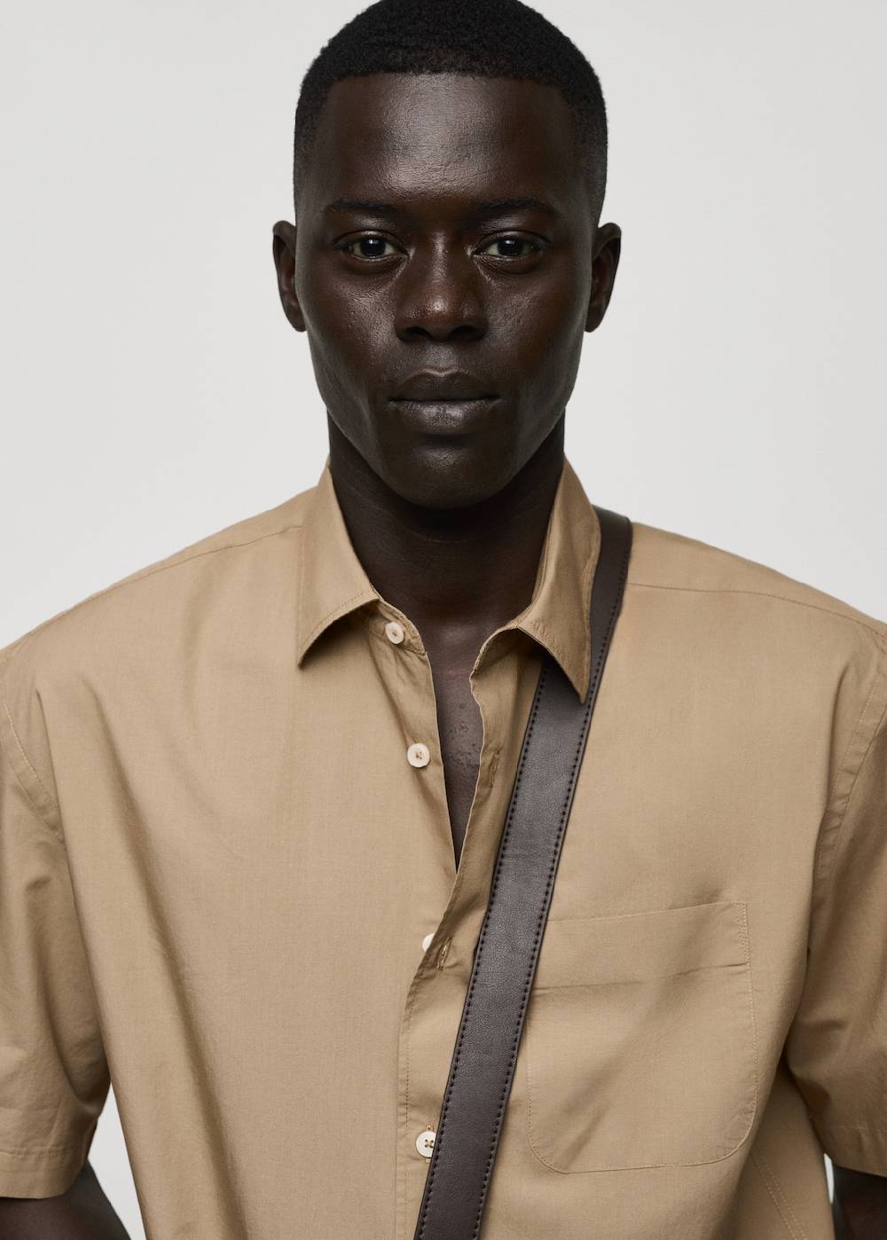 Mango Hemd Aus Tencel™-Baumwolle Mit Tasche