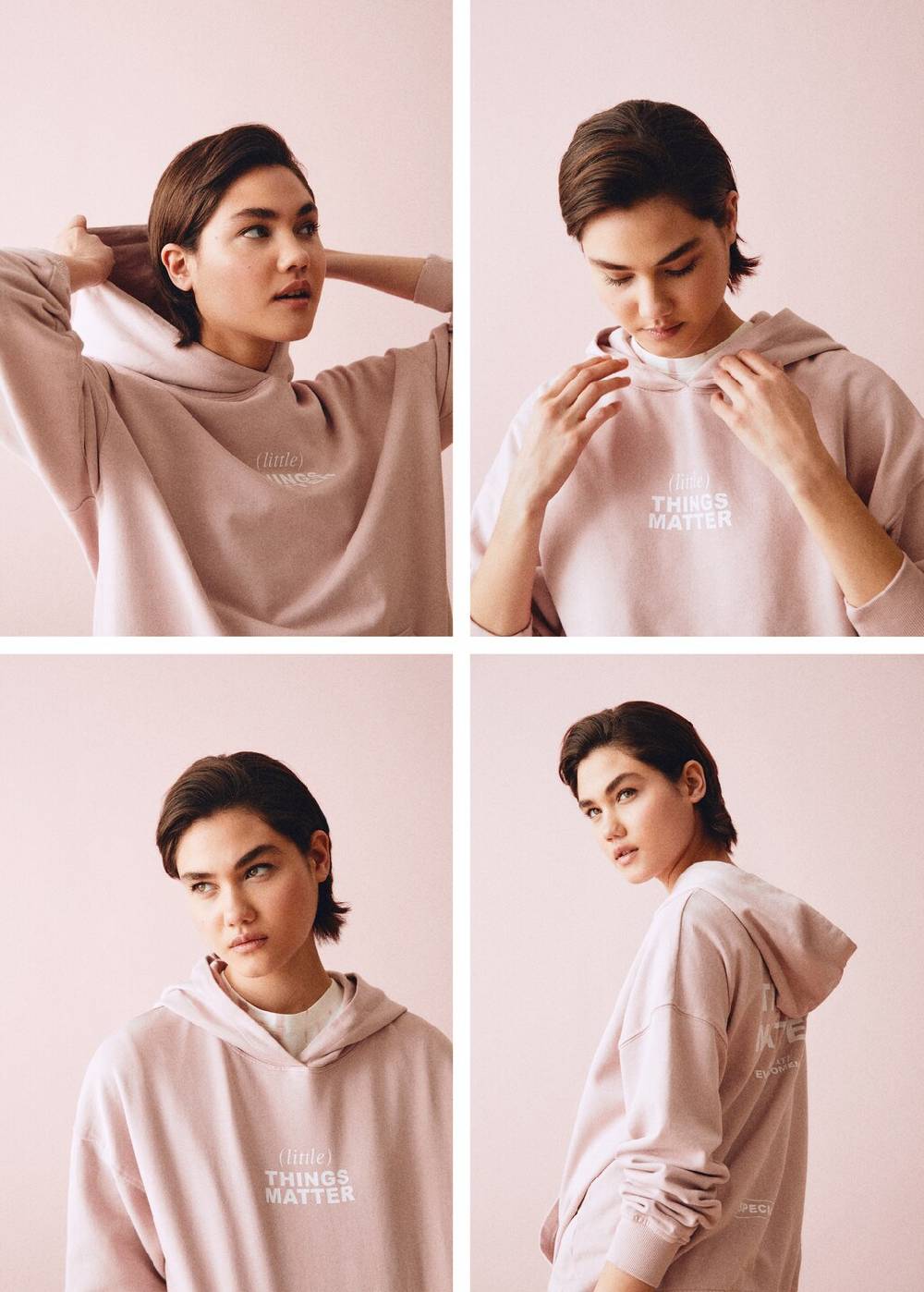 Mango Hoodie Mit Schriftzug