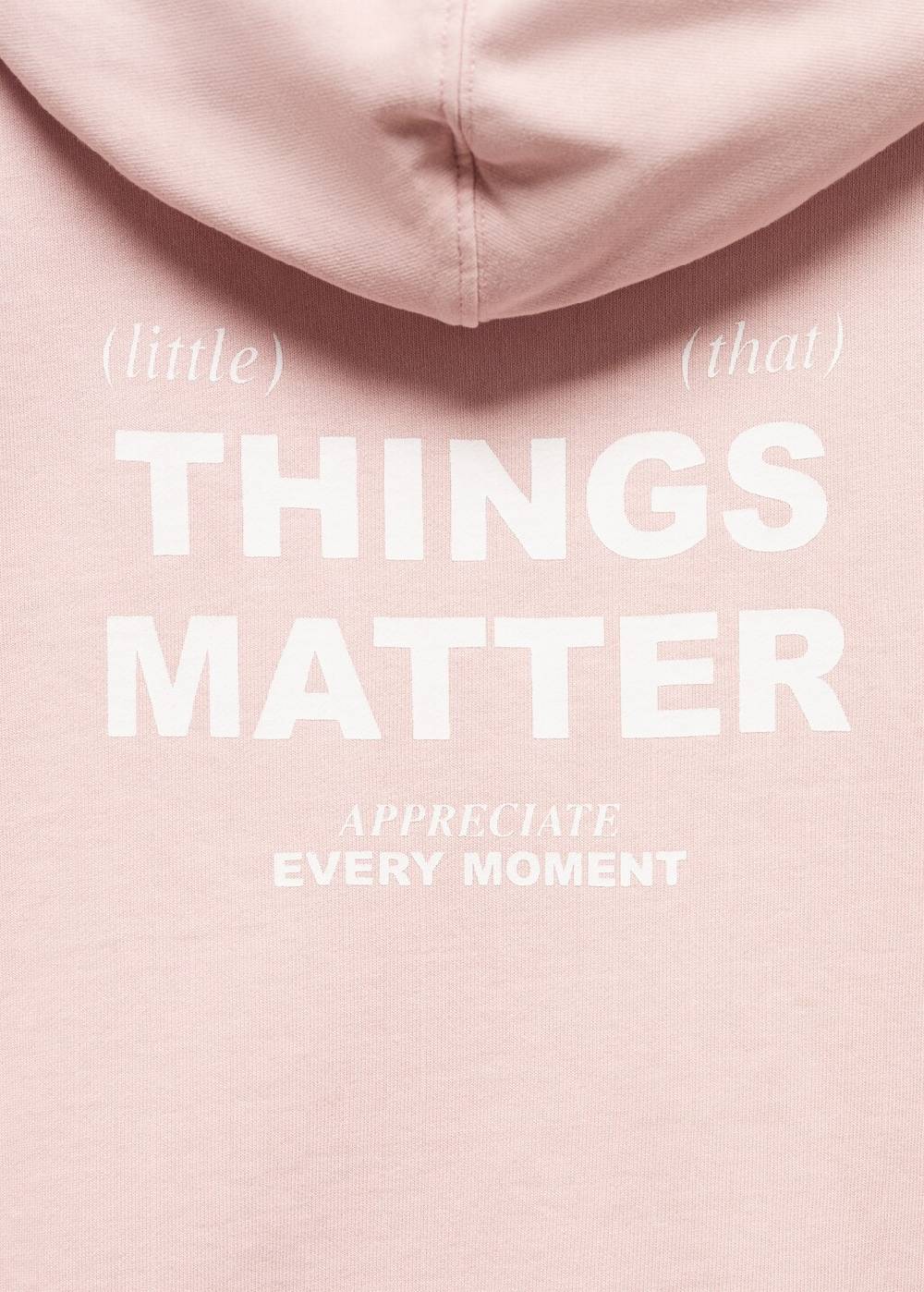 Mango Hoodie Mit Schriftzug