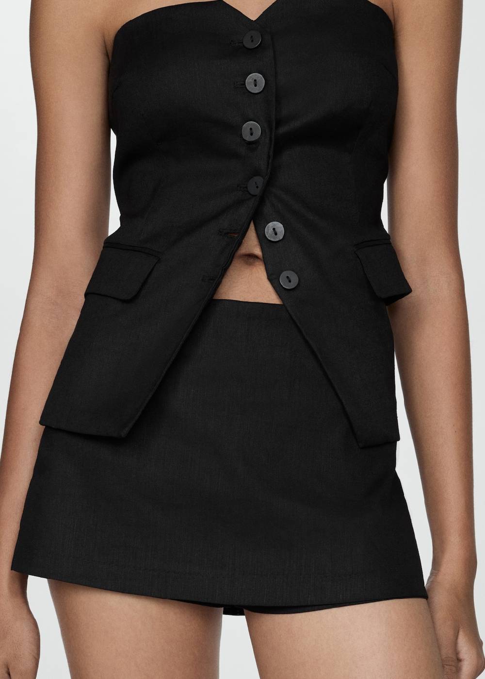 Mango Hosenrock aus Leinen