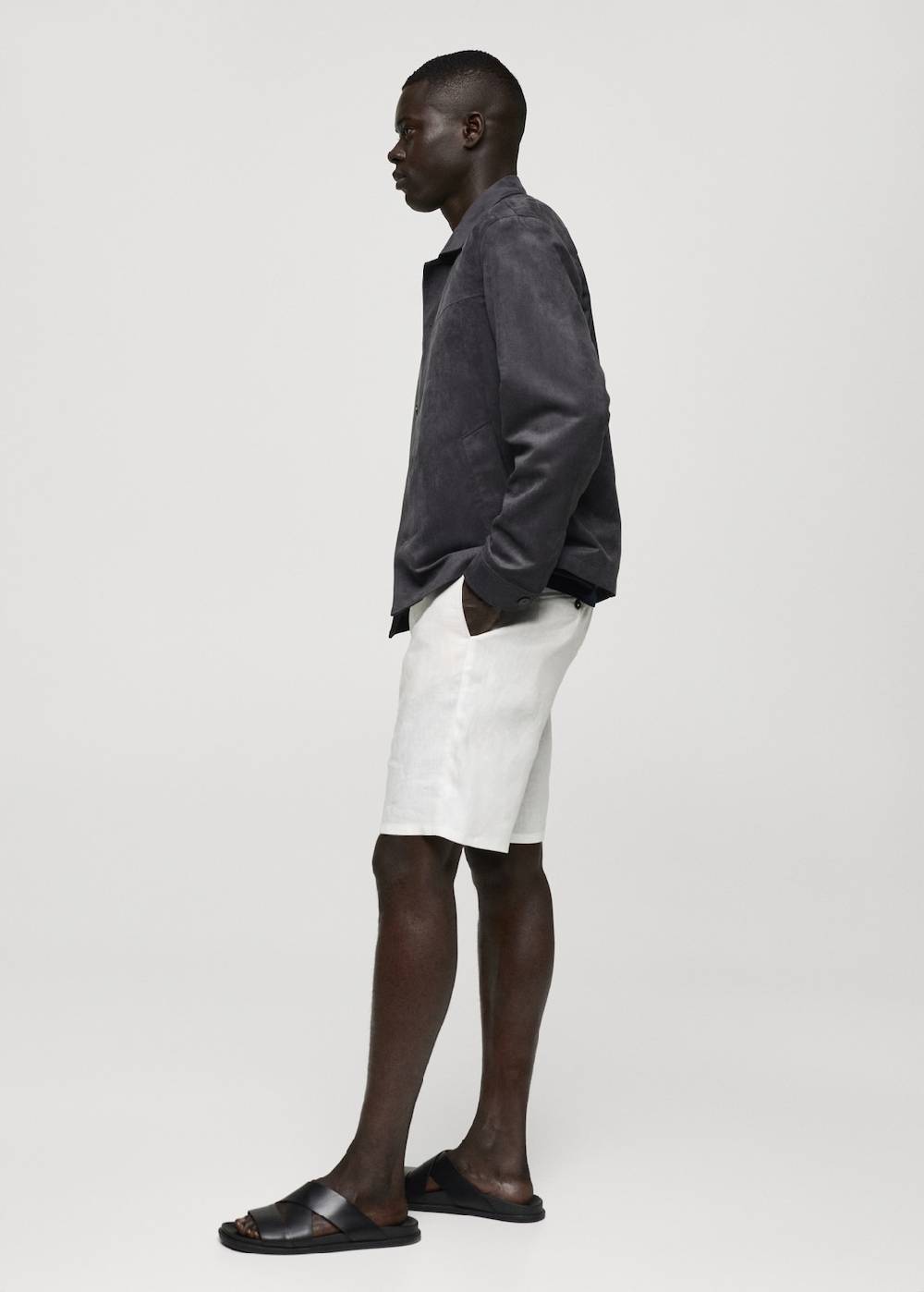 Mango Jacke Mit Wildledereffekt