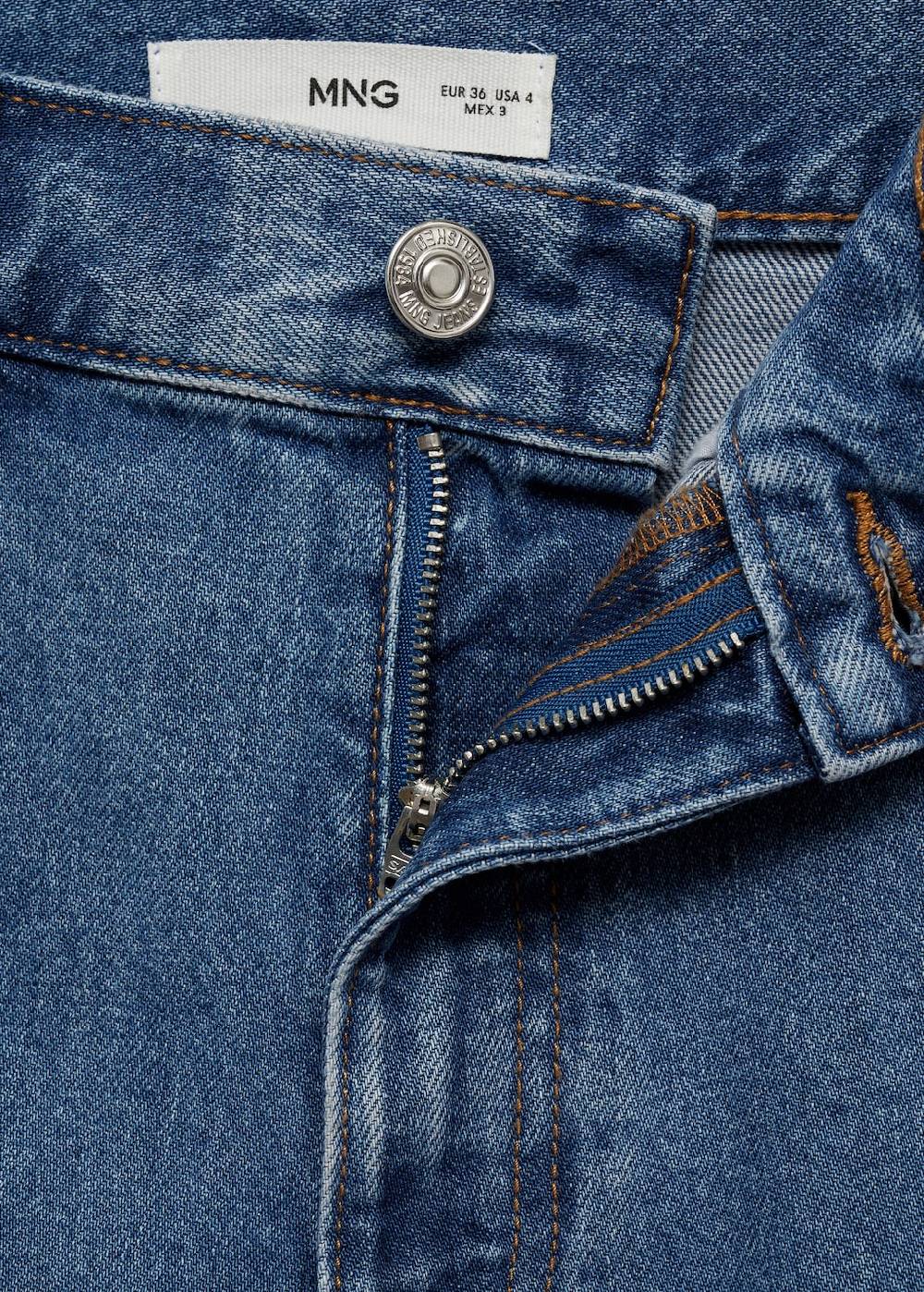 Mango Jeans-Shorts Mit Hoher Taille