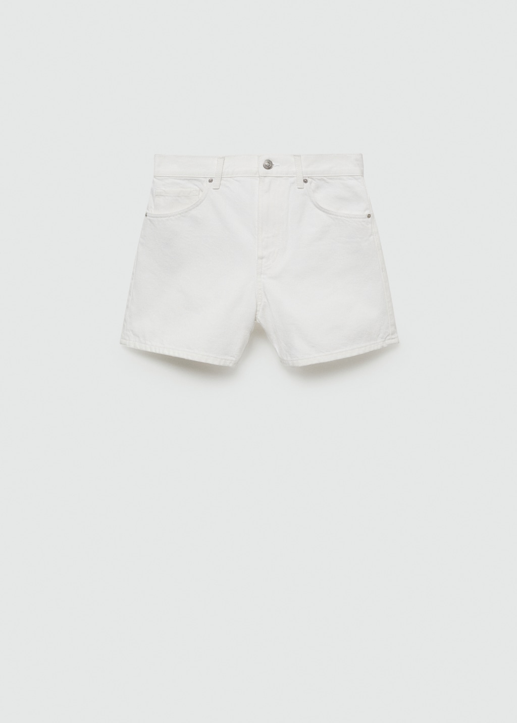 Mango Jeans-Shorts mit hoher Taille