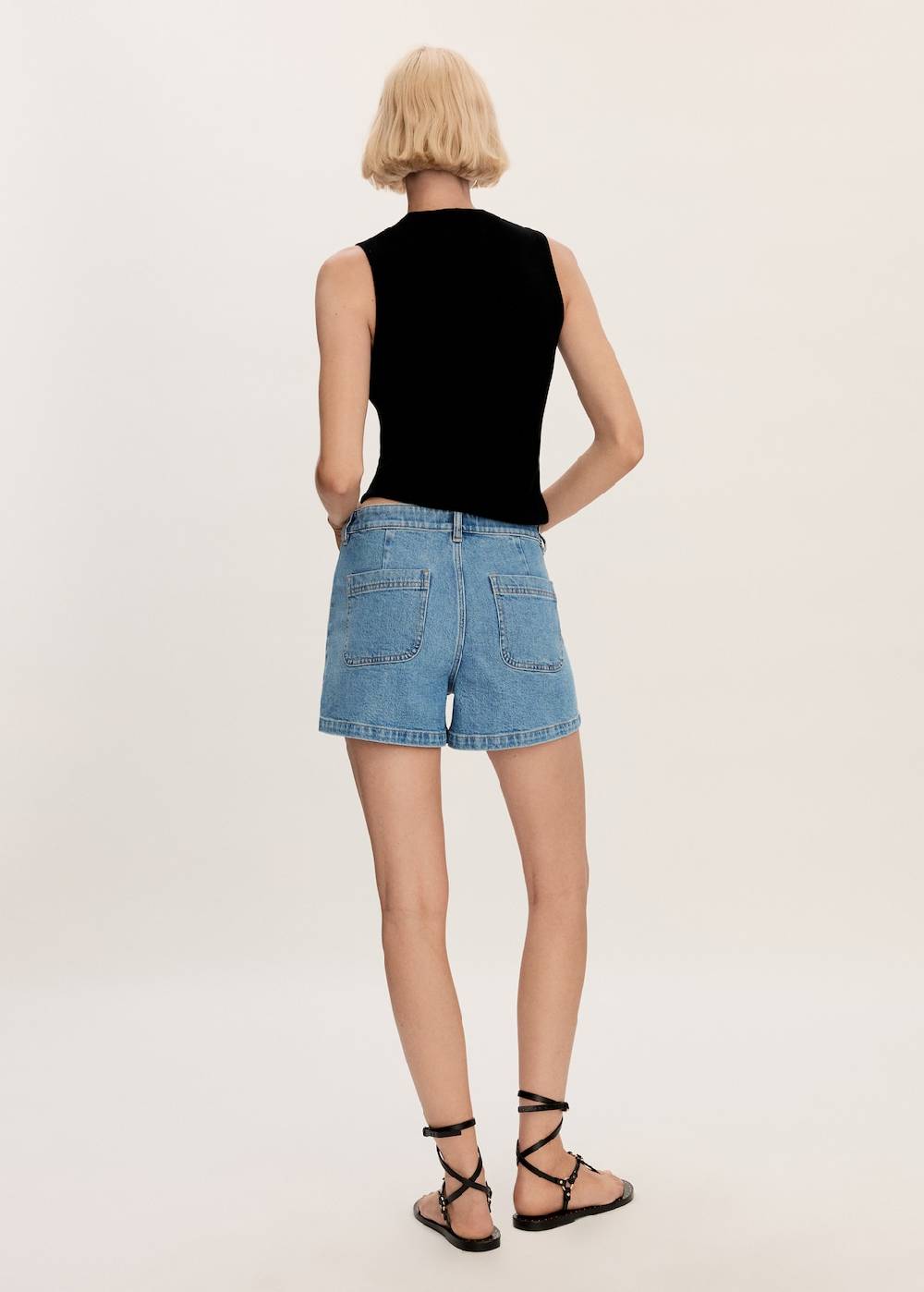 Mango Jeans-Shorts Mit Taschen
