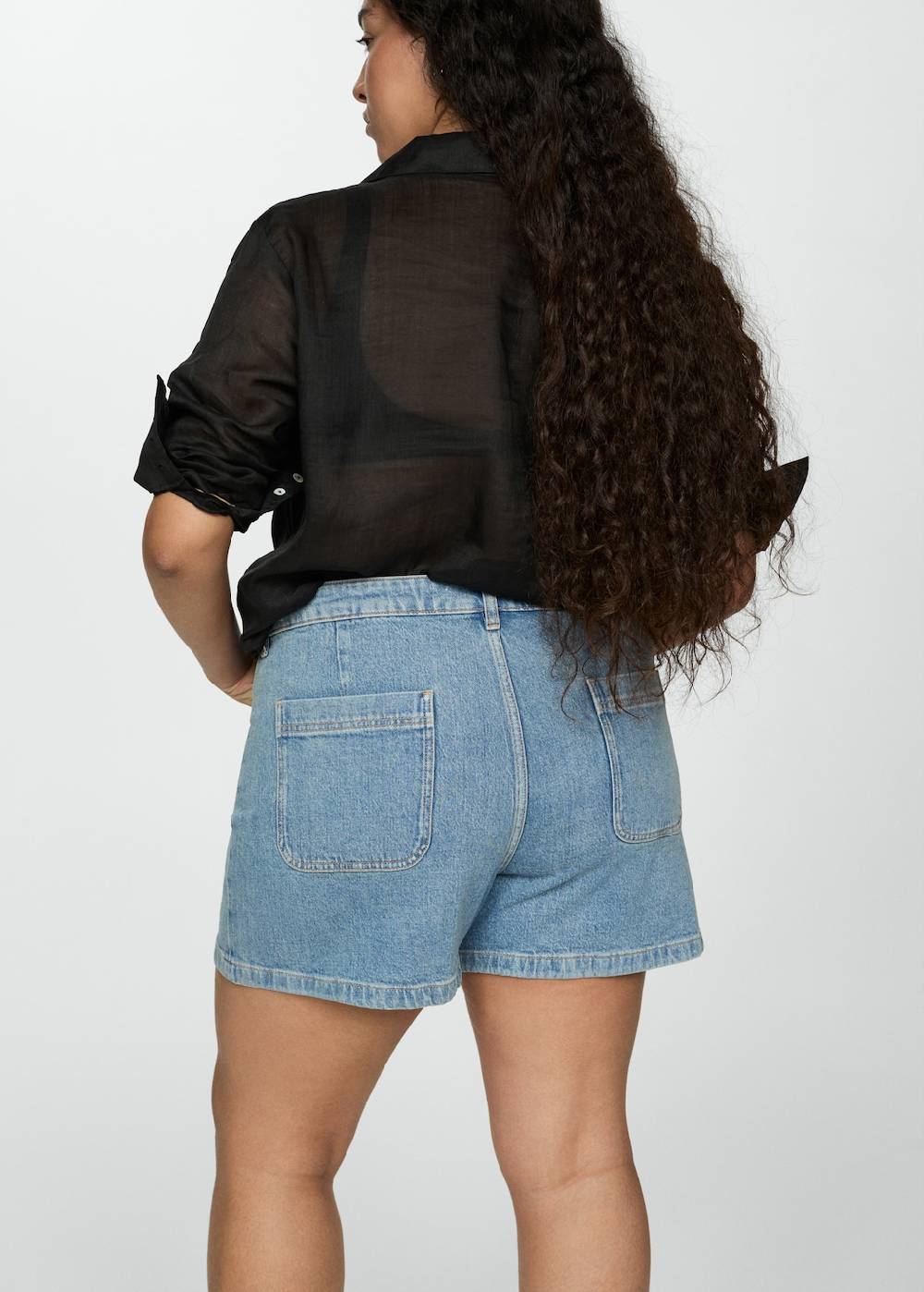 Mango Jeans-Shorts Mit Taschen