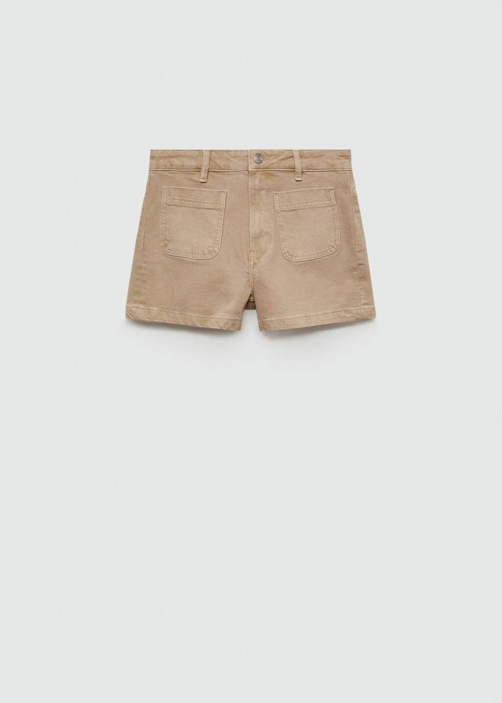 Mango Jeans-Shorts Mit Taschen