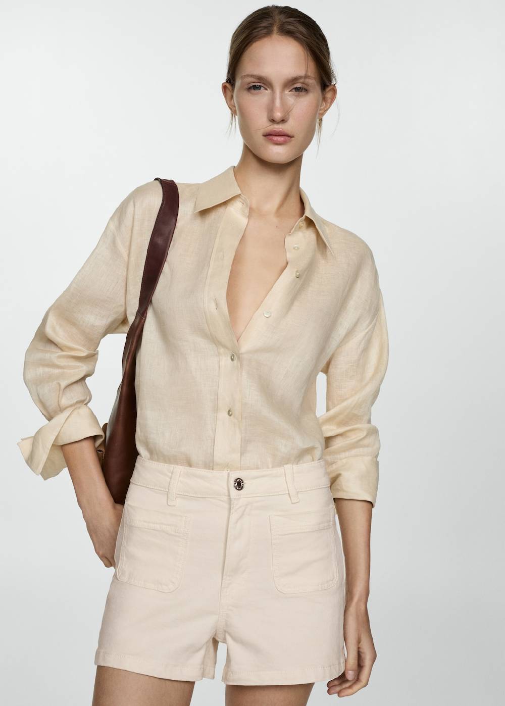 Mango Jeans-Shorts mit Taschen