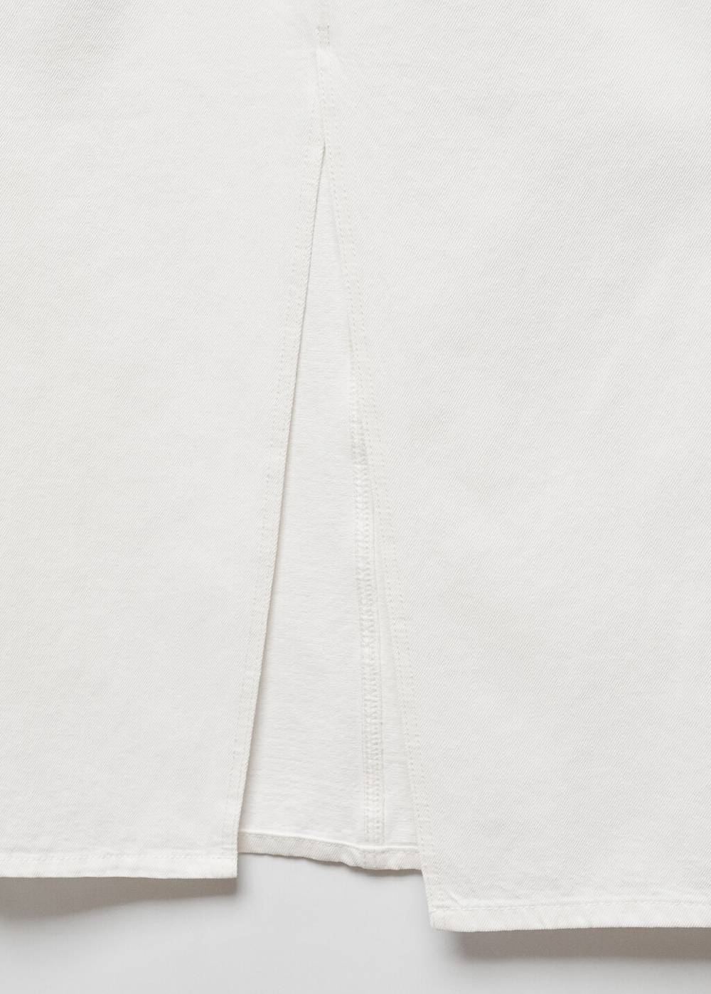 Mango Jeansrock Mit Schlitz