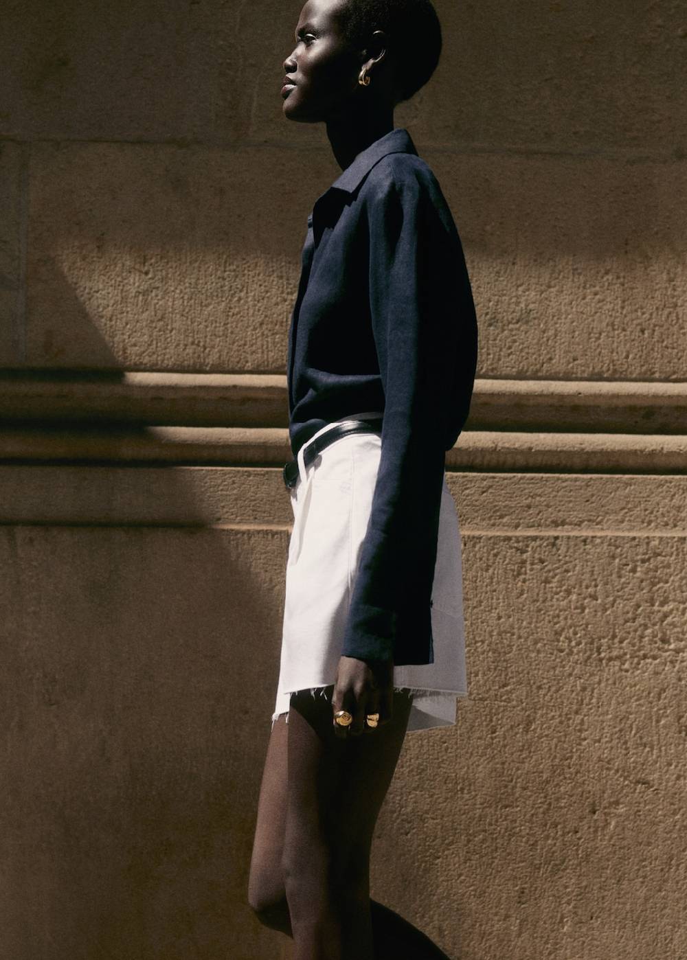 Mango Jeansshorts Mit Ausgefranstem Saum