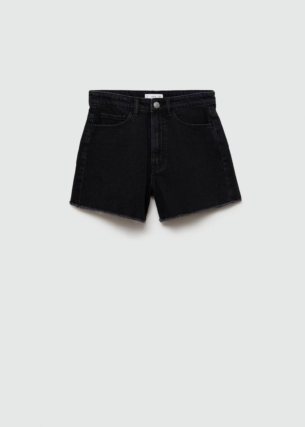 Mango Jeansshorts Mit Ausgefranstem Saum