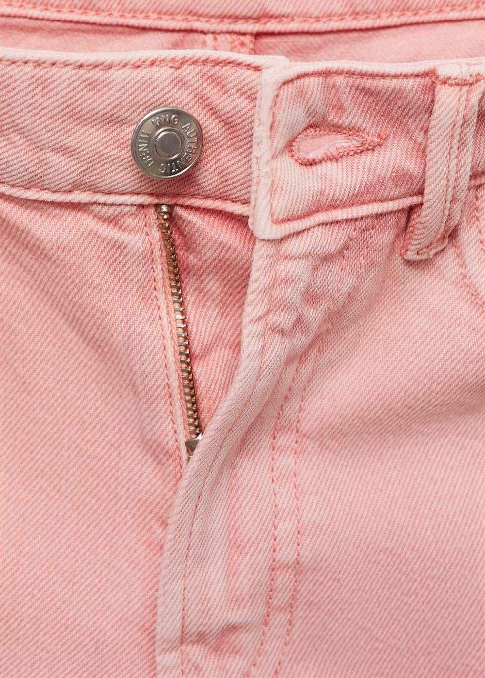 Mango Jeansshorts Mit Ausgefranstem Saum