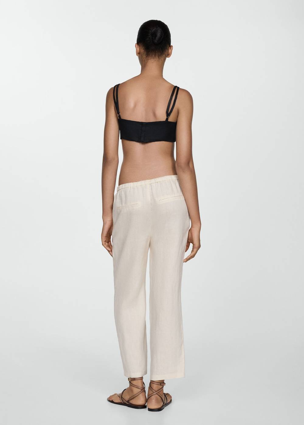 Mango Jogger Pants Aus 100 % Leinen