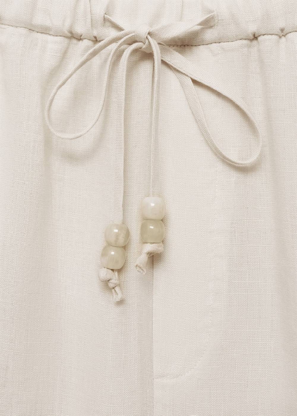 Mango Jogger Pants Aus 100 % Leinen